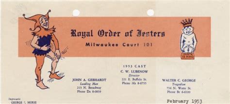 royal order of jesters|royal order of jesters catalog.